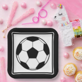 Voetbalpartij Papieren Bordje (Feest)