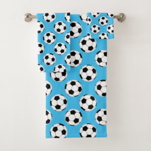 Voetbalpatroon Bad Handdoek