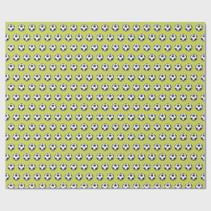 voetbalpatroon cadeaupapier