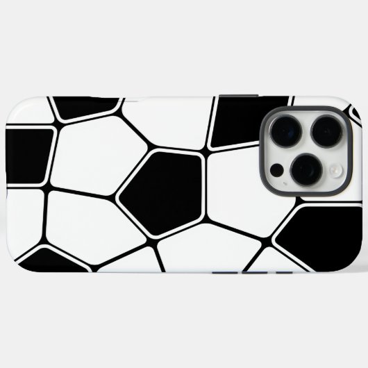 Voetbalpatroon Case-Mate iPhone Case (Achterkant (horizontaal))