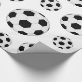 Voetbalpatroon inpakpapier (Hoek)
