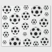Voetbalpatroon inpakpapier (Vlak)