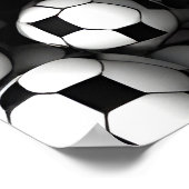 Voetbalpatroon Poster (Hoek)