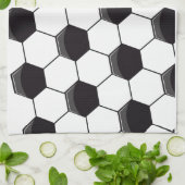 Voetbalpatroon Theedoek (Gevouwen)