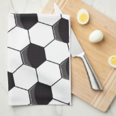 Voetbalpatroon Theedoek (Quarter Fold)