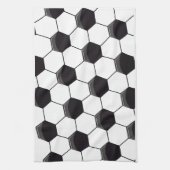 Voetbalpatroon Theedoek (Verticaal)