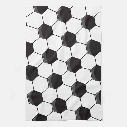 Voetbalpatroon Theedoek (Verticaal)