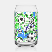voetbalpatroonstijl blikvorm glas (Links)