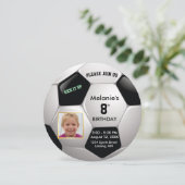 Voetbalplezier ⚽ Foto Verjaardag Epic Party Kaart (Staand voorkant)