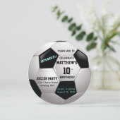 Voetbalplezier ⚽ Verjaardag Epic Party Kaart (Staand voorkant)