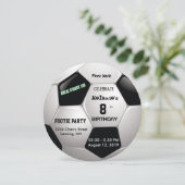 Voetbalplezier ⚽ Verjaardag Epic Party Kaart (Staand voorkant)