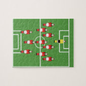 voetbalploeg, footballs spelers legpuzzel (Horizontaal)