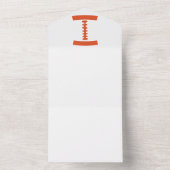 Voetbalprint Kostuum Voetbal Dag rugby Liefhebbers All In One Uitnodiging (Binnen)