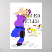 VOETBALREGELS 1 POSTER (Voorkant)