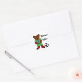 Voetbalregels Ronde Sticker (Envelop)