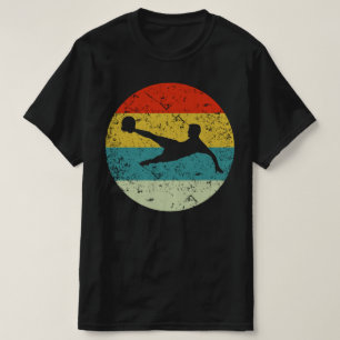 voetbalretro silhouette 70s t-shirt