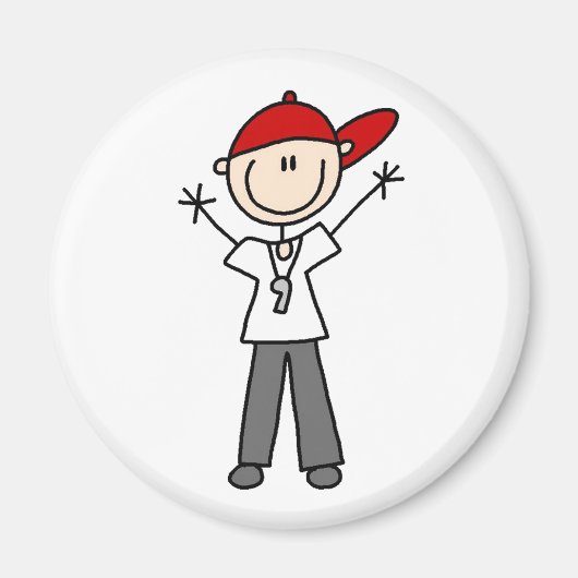 Voetbalscheidsmagneet Magneet (Voorkant)