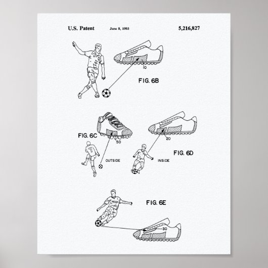 Voetbalschoen 1993 - Whitepaper Poster (Voorkant)