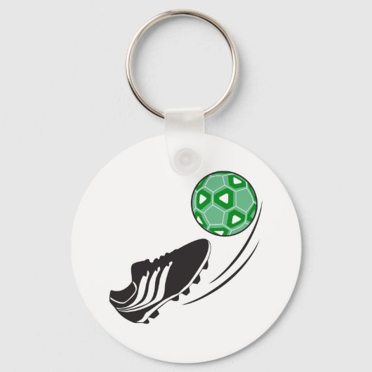 voetbalschoen met kogelschoen sleutelhanger (Voorkant)