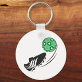 voetbalschoen met kogelschoen sleutelhanger (Voorkant)