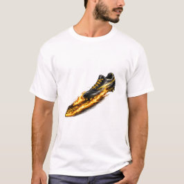 Voetbalschoen Vuurspoor | Voetbal Schoen Sport Des T-shirt
