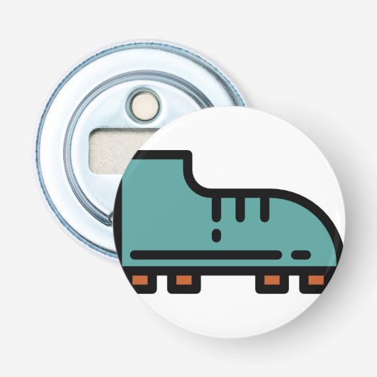 voetbalschoenen button flesopener (Voorkant)