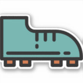 voetbalschoenen sticker (Voorkant)