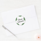 Voetbalschool naam op sticker (Envelop)