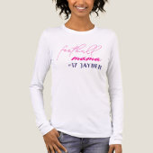 Voetbalschool Team Mama Tri-Blend Shirt (Voorkant volledig)