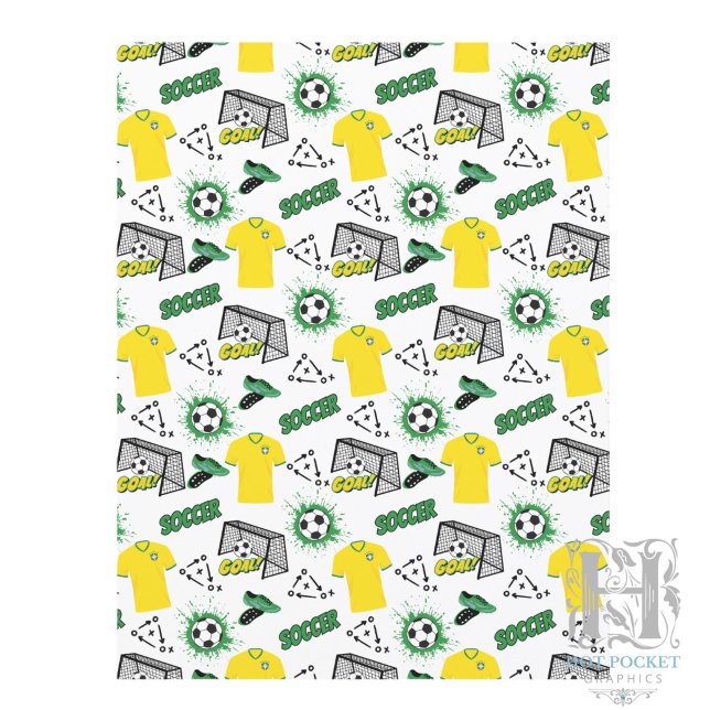 Voetbalschrapboekpapier (Creator heeft geüpload)