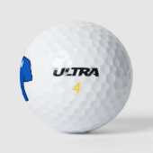 Voetbalshirt met naam en nummer golfballen (Logo)