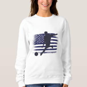 Voetbalshirt met vlag van de VS Trui