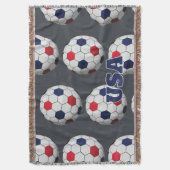 Voetbalshirt uit de VS Deken (Voorkant Verticaal)