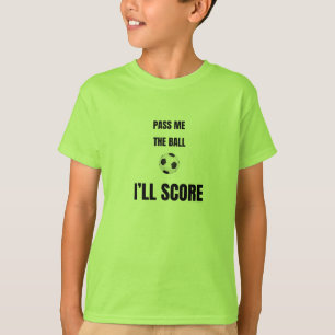 Voetbalshirt voor jongens - Geef me de bal T-shirt