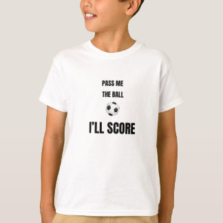 Voetbalshirt voor jongens - Geef me de bal T-shirt