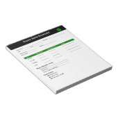 Voetbalspel Scorecard Notitieblok (Schuin)