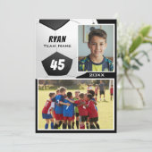 Voetbalspeler 2 Foto Herinneringsmaatje (Staand voorkant)