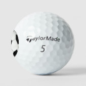 Voetbalspeler aangepast nummer of letter gepersona golfballen (Logo)