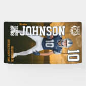 Voetbalspeler Aangepaste sport seniorenavond Spandoek (Horizontaal)