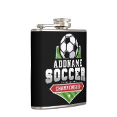 Voetbalspeler aanpassen ADD TEXT Varsity Team Spel Heupfles (Rechts)