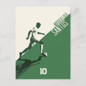 Voetbalspeler Briefkaart (Voorkant)