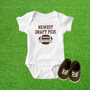 Voetbalspeler Brown Nieuwste Draft Pick Romper