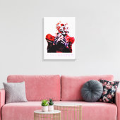 voetbalspeler canvas afdruk (Insitu (Woonkamer))