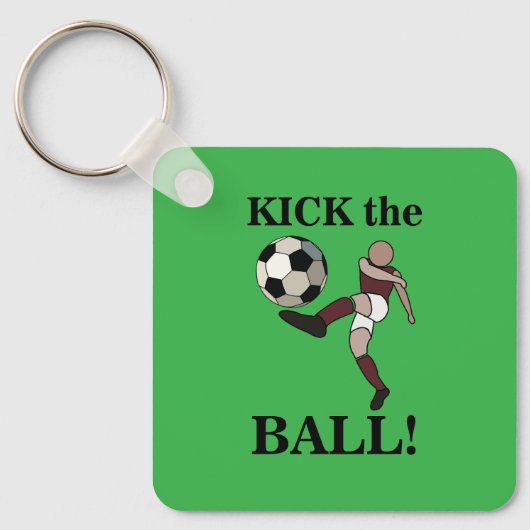 Voetbalspeler Coach Fan Sleutelhanger (Voorkant)