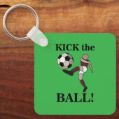Voetbalspeler Coach Fan Sleutelhanger (Voorkant)