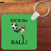 Voetbalspeler Coach Fan Sleutelhanger (Achterkant)