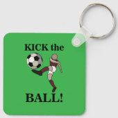 Voetbalspeler Coach Fan Sleutelhanger (Achterkant)