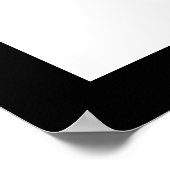 Voetbalspeler en cadeau op maat poster (Hoek)