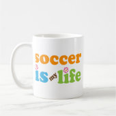 voetbalspeler Gift Girls Koffiemok (Links)