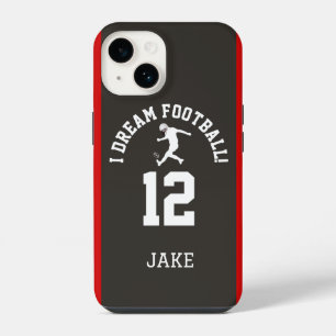 Voetbalspeler Jersey Nummer Stijl iPhone 14 Hoesje